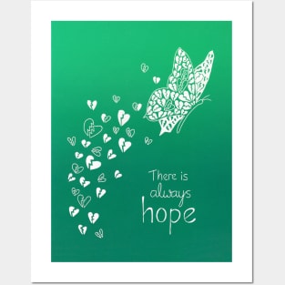 There is Always Hope Linocut Posters and Art